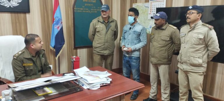 नशा तस्कर पर पुलिस का वार, अवैध स्मैक के साथ एक को किया गिरफ्तार