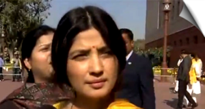 SP's Dimple Yadav accuses BJP of "disturbing the atmosphere" in UP