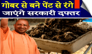 up cm Adityanath has directed the use of cow dung paint in government buildings
