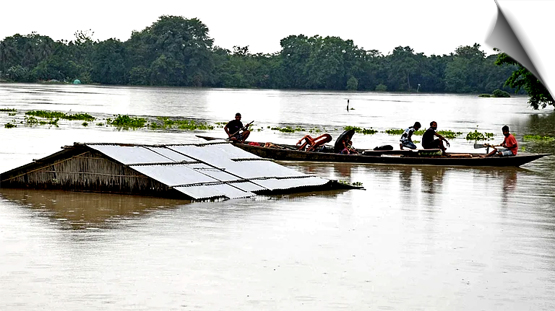 पूर्वोत्तर में बारिश-बाढ़ का कहर, अब तक 50 की मौत, 1500 गांव जलमग्न