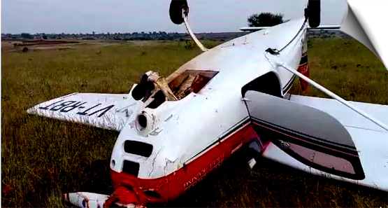 पुणे जिले के बारामती में ट्रेनिंग एयरक्राफ्ट क्रैश