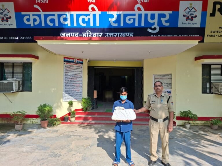 कोतवाली रानीपुर पुलिस की अवैध शराब के विरुद्ध कार्रवाई