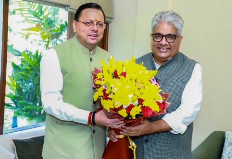 मुख्यमंत्री पुष्कर सिंह धामी ने नई दिल्ली में केंद्रीय वन, पर्यावरण एवं जलवायु परिवर्तन मंत्री भूपेंद्र यादव से की भेंट