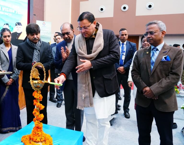 मुख्यमंत्री पुष्कर सिंह धामी ने चिन्तन शिविर एवं डॉयलाग ऑन विजन 2047 में प्रशासनिक अधिकारियों को किया संबोधित