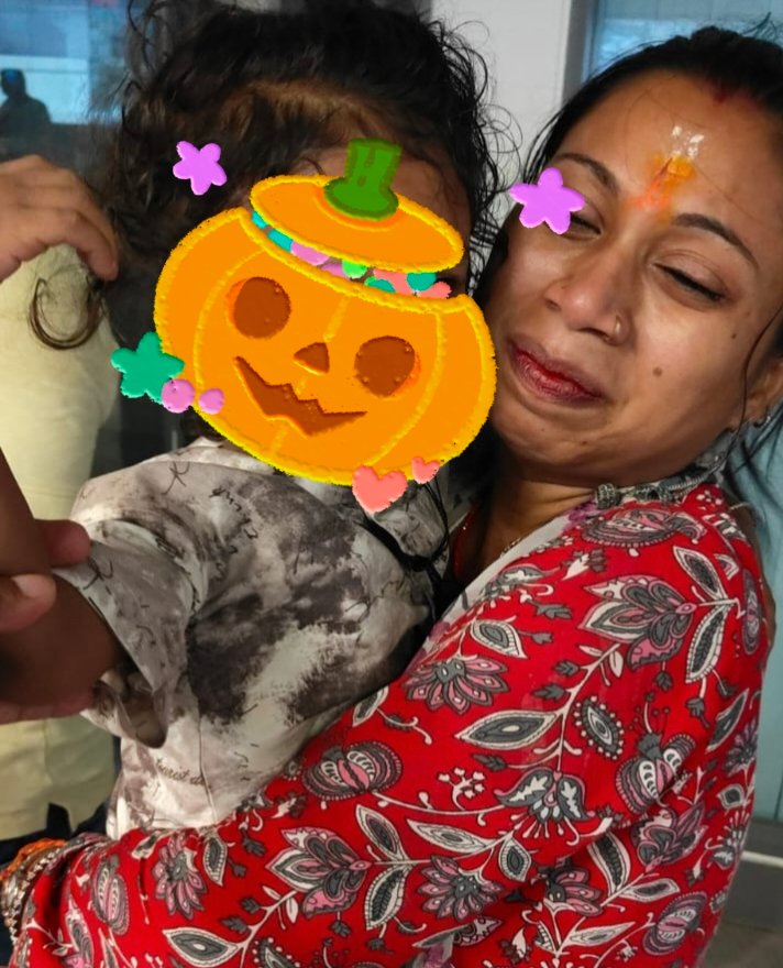 बच्चा खोने से परेशान मां के लिए खाकी के जवान लाये खुशी के पल