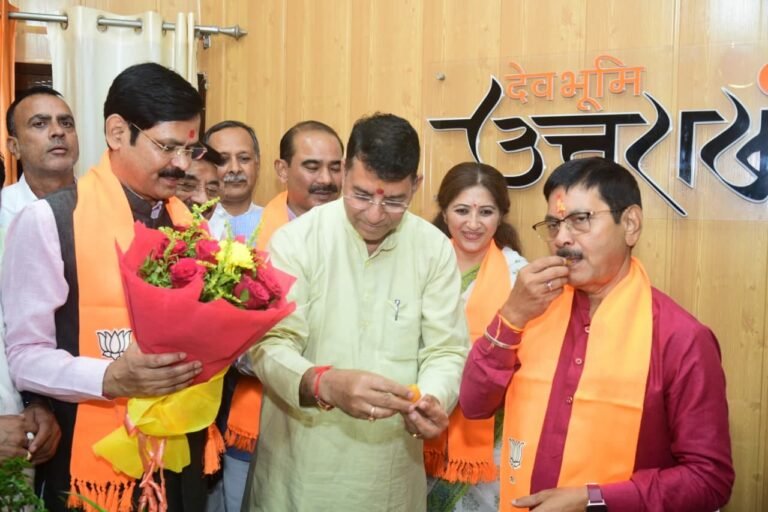 फनींद्रनाथ शर्मा बने भाजपा के नए संगठन महामंत्री, प्रदेश मुख्यालय में हुआ भव्य स्वागत
